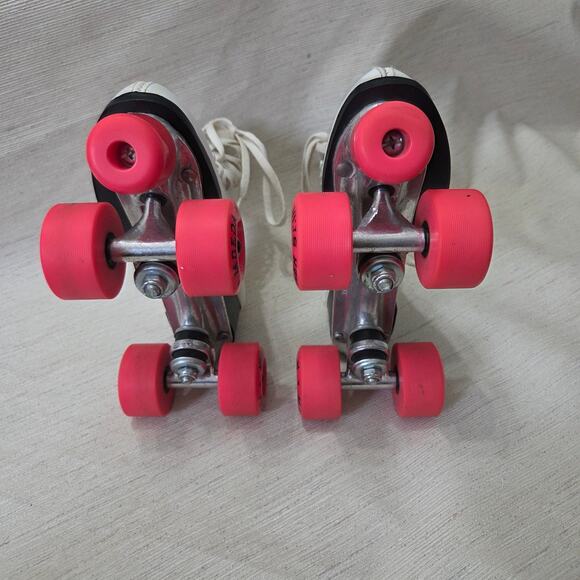 Vintage Roller derby U-965 Roller Star Skates - White Leather Size 6 - Picture 4 of 8